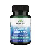 Swanson Lutein & Bilberry 120 Softgels | Eye Health Support Supplement - Buy Online on GoSupps.com