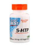 Buy Doctor's Best 5-HTP 100 mg - 60 Veggie Caps | Mood Support & Natural Wellness | International Shipping Available - Buy Online on GoSupps.com