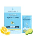 Feel Goods Hydration Hero Electrolytes Powder - Sugar Free Organic Coconut Water Keto & Vegan - 15 Count Lemon Lime Packets for On-the-Go Hydration - Buy Online on GoSupps.com