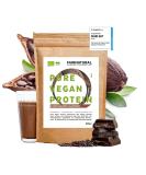 Organic Vegan Protein Powder - Soy-Free Chocolate 600g | German-Made Rice & Hemp Blend for Baking & Shakes - Buy Online on GoSupps.com
