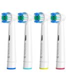 REDTRON Replacement Brush Heads for Oral B Electric Toothbrush (4 Pack) - Compatible with Pro1000, Pro3000, Pro5000, Pro7000 and More - Buy Online on GoSupps.com