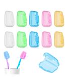 Catelves 10-Piece Travel Toothbrush Set with Protective Caps - 5 Color Options Available - Perfect for Travel and Hygiene - Buy Online on GoSupps.com