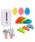 Premium finger trainer climbing ball hand training hand trainer set hand grip trainer strengthen finger exerciser grip ball finger stretcher silicone to strengthen the fingers and forearms (9PCs) - Buy Online on GoSupps.com