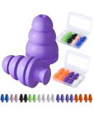 Buy Ear Plugs for Sleeping 10 Pairs Reusable Noise Cancelling Earplugs | Soft Comfort 33dB NRR Perfect for Travel & Concerts - Buy Online on GoSupps.com