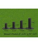 FINGER TEN Golf Rubber Tees Set - Mixed 4 Pack for Driving Range Practice Mat - 1.5, 2.25, 2.75, 3 Sizes - Durable and Value-Priced - Buy Online on GoSupps.com