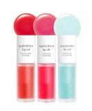 Nooni Appleseed Lip Oil Set - Appleberry, Applemint, Applecherry Trio | With Apple Seed Oil | Lip Stain Gift Set for Chapped Lips - Buy Online on GoSupps.com