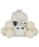 6 Pcs Wool Dryer Balls for Laundry Wool Tumble Dryer Balls for Laundry Reusable Natural Fabric Softener Drying Balls for Tumble Dryer Balls to Reduces Drying Time 2.75 Inch - Buy Online on GoSupps.com