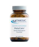 MetaCalm - Stress Regulation Formula with Methylated Folate Magnesium Glycinate GABA 5-HTP & L-Theanine - Mood Support & Relaxation | 90 Capsules - International Shipping Available - Buy Online on GoSupps.com