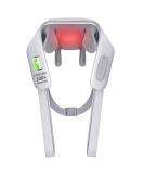 Knqze 4D Neck Massage Device with Heat - Wireless Shiatsu Pillows for Pain Relief | Expert Knet Massage for Neck Shoulder & Legs - KN6 Gray - Buy Online on GoSupps.com