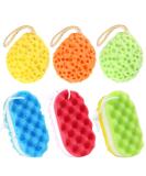 Trsnzul Bathing Sponge Set - 6 Soft Shower & Massage Sponges for Soothing Skin & Exfoliation - Perfect Body Care Accessories - Buy Online on GoSupps.com