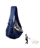 Puppy Sling Dog Sling Dog Carry Bag Puppy Carrier Dog Slings for Small Dogs Cat Sling Pet Sling Adjustable Reversible Pet Sling Carrierfor Small Medium Dogs Hands-free Sling Cat Bag Protect(dark Blue) - Buy Online on GoSupps.com