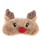 Christmas Deer Elk Sleeping Mask - Cute Animal Eye Cover for Winter Nap - Buy Online on GoSupps.com
