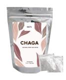 Chaga Tea - 100% Wild Siberian Chaga Mushroom - Organic - 30 Unbleached Tea Bags - Pure No Additives - Natural Detox and Digestive Support - Hand-Picked by Baikal Tea - Buy Online on GoSupps.com