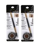 Milani Stay Put Brow Color Dark Brown (05) - Pack of 2 | Long-lasting Eyebrow Pomade - Buy Online on GoSupps.com