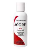 Adore Shining Semi Permanent Hair Colour 60 Truly Red 60 Truly Red 118 ml (Pack of 1) - Buy Online on GoSupps.com