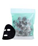 100 Pieces Ultra-Thin Compressed Facial Masks | DIY Beauty Mask with Black Charcoal & Bamboo | Moisturizing & Brightening - Buy Online on GoSupps.com