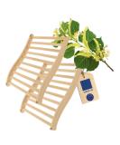 Shop 2x Hofmeister Ergonomic Sauna Backrest - High-Quality Linden Wood 51 cm Non-Slip Support Made in Europe - Buy Online on GoSupps.com