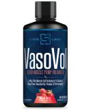Siren Labs Vaso-VOL Liquid Muscle Pump Volumizer - Agmatine Sulfate Pre Workout for Enhanced Vascularity & Performance (Mixed Berry) - International Shipping Available - Buy Online on GoSupps.com