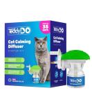 TeddyDo Calming Diffuser for Cats | UK Plug-In Starter Kit with Free Calming Collar | 48ml | Reduce Spraying & Scratching - Buy Online on GoSupps.com