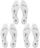 3 Pairs Acupressure Magnetic Massage Insoles  Oumers Foot Massage Shoe-pad Foot Therapy Reflexology Pain Relief Shoe Insoles Transparent (US M:7-9 W:8-10) 3 Count (Pack of 1) - Buy Online on GoSupps.com