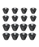 16 pieces of metal and plastic football tunnels nylon tunnels slipcase tunnels metal head compensation tunnels non-slip shoe stollen suitable for all types of football stollen replacement - Buy Online on GoSupps.com