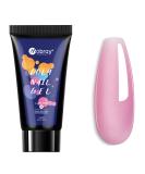 Shop Mogar Poly Nail Gel - Pink Acrylic Gel for Quick Nail Extensions | 60ml Professional Manicure Repair - Buy Online on GoSupps.com