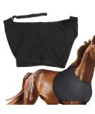 Stretch School Protection for Horses | Elastic Shoulder & Breast Protection Vest - Comfort Fit Anti-Bibs Black L - Buy Online on GoSupps.com
