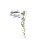 DreamLily Lavender Boho Wedding Floral Crown - Flower Girl Hair Wreath DFS28 - Buy Online on GoSupps.com