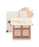 4-Color Highlighter Makeup Palette | Shimmer Bronze Contour & Illumination Eyeshadow Set - Perfect for All Skin Tones - Buy Online on GoSupps.com