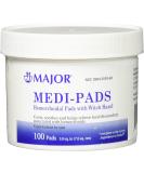 MAJOR MEDI-PADS GLYCERIN-10% White 100 PADS UPC 309045059609 - Skin Care Essential - Buy Online on GoSupps.com