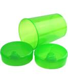 Medi-Inn Beak Cup Set - 250 ml | 5 Lower Parts & 10 Lids (2 Opening Sizes) | Green | International Shipping Available - Buy Online on GoSupps.com