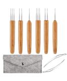 Dreadlock Crochet Needle Set - 6 Hooks with Interlocking Tool and Case - Buy Online on GoSupps.com