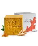 GIBI Soap Bar - Hydrating Ginger & Turmeric Moisturizing Soap for Face & Body - 7.06 Oz Natural Bar Soap for All Skin Types - Buy Online on GoSupps.com