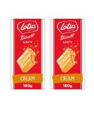 White Chocolate Bundle Consisting of Lotus Biscoff Bar with Biscoff Cream 180g (2 Pack) - Buy Online on GoSupps.com