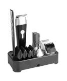 Buy the Best 5 in 1 Multi-functional Beard Trimmer Kit - Waterproof Rechargeable Men's Grooming Set with Dual Shaver & Precision Nose/Ear Trimmer (Black - Buy Online on GoSupps.com