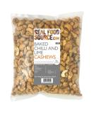 RealFoodSource Baked Chilli and Lime Cashews 250g - Buy Online on GoSupps.com