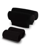 Universal Underarm Crutches - Padded Hand Grips & Handle Covers, Black - Buy Online on GoSupps.com