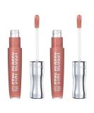 Rimmel Stay Glossy 6HR Lip Gloss - Down To Gloss 0.18 Fl Oz (Pack of 2) - Buy Online on GoSupps.com