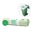 Biomat Compostable 80L Garbage Bags - 10 Premium Organic Waste Bags for Bio & Residual Waste Bin - Climate Neutral - Made in Germany - Buy Online on GoSupps.com