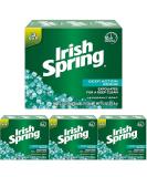 Irish Spring Deep Action Scrub Deodorant Soap - 4 Packs of 3 Count (11.1 Oz) - Fresh Scent - International Shipping Available - Buy Online on GoSupps.com
