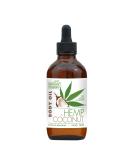 Hemp & Coconut Body Oil - Moisturizing Massage Oil for Dry Skin, Anti-Aging Support (4 fl.oz) - Buy Online on GoSupps.com