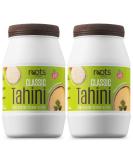 Roots Circle All-Natural Sesame Tahini Paste | 100% Pure Rich & Creamy Ground Sesame Seed Paste for Hummus  Tahini Sauce  Dressing & Dips | Vegan  Kosher | Non-GMO  Gluten & Peanut-Free | 2 Jars 16 Oz 2 Pack - Buy Online on GoSupps.com