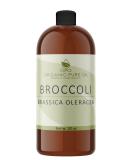 Buy 100% Pure Broccoli Seed Oil - 32 oz | Non-GMO Virgin Carrier Oil for Skin Hair Nails | Hydrating & Moisturizing | Premium Therapeutic Grade - Buy Online on GoSupps.com