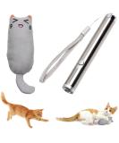 MOSNOW Cat Chase Toys 1 Pack 2 in 1 LED Pointer Cat Toys&1 Pack Cat Catnip Toys Funny Cat Toys Pet Interactive Toys for Pet Indoor Exercise Training Tool - Buy Online on GoSupps.com