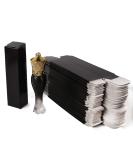 Cosidea 50 pieces of empty black lip gloss boxes 27 x 27 x 115 mm (W x W x H) cosmetic packaging for perfume / mascara box for small shops wholesale small strength paper box 27*115mm black - Buy Online on GoSupps.com