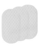 Buy Soonhua 3x Wrap Documents - Quilted Super Soft Bamboo Cotton Changing Pad | Waterproof Washable & Reusable | Ideal for Home Travel & Outdoors - Oval White - Buy Online on GoSupps.com