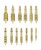 iunio Solid Brass Gun Cleaning Jag Set with 13-Jags and Storage Case - Rifle Maintenance and Cleaning Kit - Buy Online on GoSupps.com