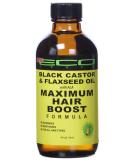ECOCO Eco Style Black Castor Oil & Flaxseed Oil Maximum Hair Growth Formula  4 Ounce SG_B077JY18MH_US - Buy Online on GoSupps.com