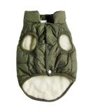 Buy Joydaog Dog Jacket - Warm 2-Layer Fleece Vest for Winter | Windproof & Soft Puppy Coat - Size 2XL Green - Buy Online on GoSupps.com