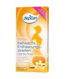 Depilan Cold Wax Strips - Body Waxing Pack of 2 (40 Strips) | Smooth Skin | Easy Hair Removal - Buy Online on GoSupps.com